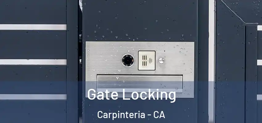 Gate Locking Carpinteria - CA